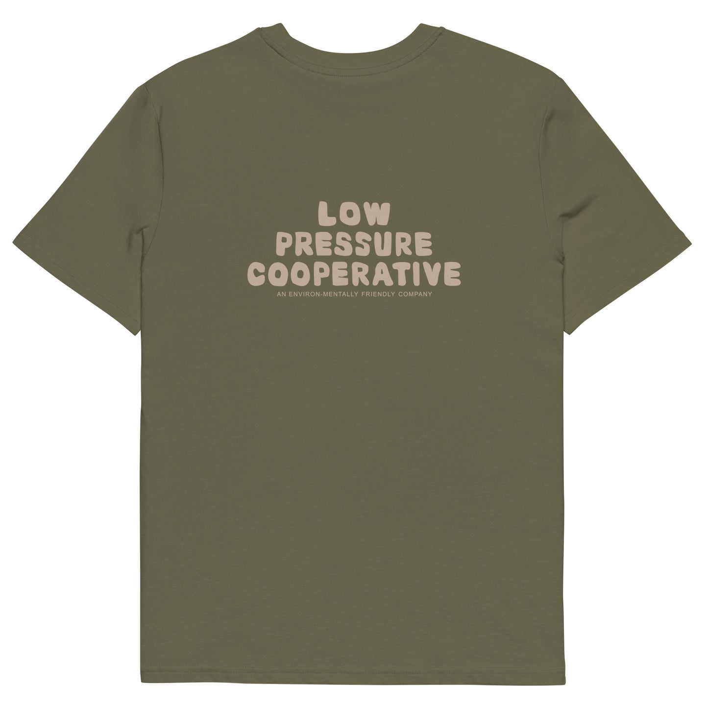 UNISEX LOW PRESSURE COOPERATIVE ORGANIC COTTON TEE